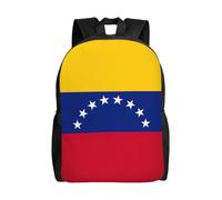OAZCVBNN Mochila unisex con estampado de bandera de Venezuela para viajes al aire libre, mochila elegante para viajes diarios, gran capacidad