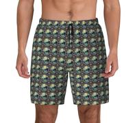 OAZCVBNN Not All Who Wander are Lost 1 - Bañador para hombre, transpirable, ligero, ropa de playa, actividades al aire libre, Negro, M corto