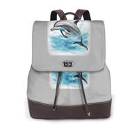 OAZCVBNN Ocean Dolphin Looking At You - Mochila elegante para mujer, versátil y elegante para gimnasio, aventuras de fin de semana