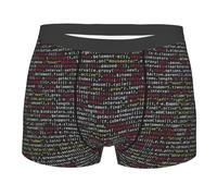 OAZCVBNN RRX44Z-500-fe5fbc067bebdc7e9d61b99b4d985 - Calzoncillos para hombre, cómodos, cómodos, atléticos, para el hogar, Negro, S