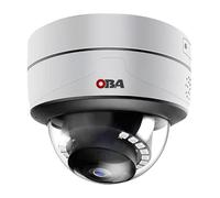 Oba - Cámara Domo de 4 MP, PoE, detección de Persona, Impermeable IP66, visión Nocturna IR 30 m, Audio y Ranura para Tarjeta Micro SD OBA-EC401