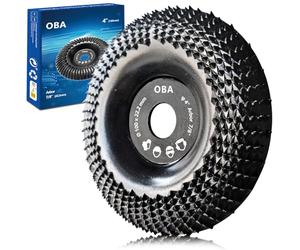 OBA Muela Amoladora 100mm, Discos Madera Amoladora Discos para Amoladoras Angulares de Carburo de Tungsteno,molienda tallado