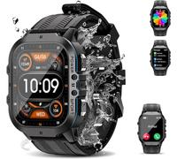 OBA OUKITEL BT20 - Reloj Inteligente con Pantalla AMOLED de 1,96 Pulgadas, Bluetooth, Asistente de Voz, Monitor de frecuencia cardíaca, podómetro y monitoreo del sueño, L, L, L