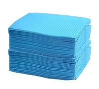 Obahdirry 125 servilletas desechables de 3 para tatuajes, impermeables, absorbentes, personales para tatuajes (azul)