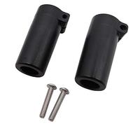 Obahdirry 2 piezas Cool para eje trasero de aleación de aluminio, adecuado para SCX10-II 90046 Copa de en metal CNC negro