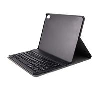 Obahdirry de teclado de 11 pulgadas, de piel desmontable para tableta, teclado inalámbrico y conector inteligente para Pro, protectora de cuerpo completo antiarañazos - Negro