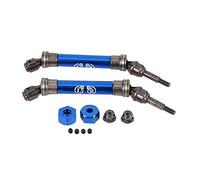 Obahdirry El accesorio para eje de transmisión frontal de metal de 2 piezas es adecuado para camión azul Slash 1/10 RC