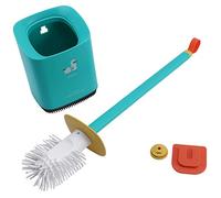 Obahdirry Escobilla de inodoro de silicona, limpiador de inodoro, cepillo de mano de cereza, repuesto de limpieza de inodoro, verde