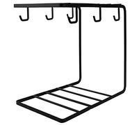 Obahdirry Kitchen Suministros Multi-Funcional Innovador Iron Stand Soporte Tendedero Soporte Soporte Soporte de de Botella Portavasos Rack Café Oscuro