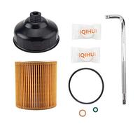 Obahdirry Llave de filtro de aceite de 86 mm para tapas de carcasa de filtro de 86 mm, kit de llave de vaso de filtro de aceite