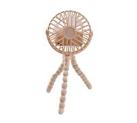 Obahdirry Mini ventilador de mano multifunción con soporte de pulpo, ventilador de escritorio para estudiantes con velocidad de viento ajustable de 3 velocidades (amarillo)