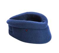 Obahdirry Tirantes para el cuello para aliviar el dolor, almohada de espuma, fijador de cuello, soporte para cuello, alivia azul, M