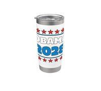 Obama 2028 3er mandato elección presidencial voto azul Vaso térmico de acero inoxidable de doble pared