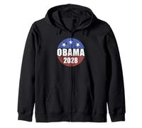 Obama 2028 Botón de Elecciones Presidente Barack Obama 2028 Sudadera con Capucha