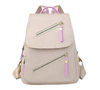 OBASDFD Bolso Bandolera De Nailon Liso For Mujer, Gran Capacidad Y Con Cremallera, Mochila Sencilla