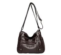 OBASDFD Bolsos Cruzados Retro Con Tachuelas For Mujer, Pequeños De Hombro Acolchados Nailon(Bw1)