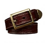OBASDFD Cinturón De Cuero For Hombre, Hebilla De Pasador, Estilo Vaquero Vintage Informal Con Rosca.(Khaki,125CM/49.2'')