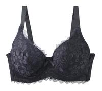 OBASDFD European Push Up Lace Bra with Underwire Support and Comfortable Fit, Black, 36C(Yellow,48DD)