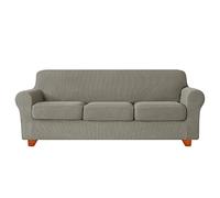 OBASDFD Funda De Cojín Individual Jacquard Elástico con Base Elástica, Protector Muebles Lavable(D,1 Seat (81-120 cm))