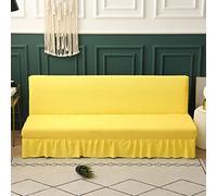 OBASDFD Funda De Futón Sin Brazos con Faldón Volantes, Elástica Y Antideslizante(I,1 Seat 120-150cm)