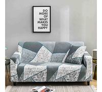 OBASDFD Funda De Sofá Elástica Estampada con Agarre Antideslizante For Proteger Los Muebles(A,3 Seater (190-230cm))