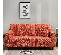 OBASDFD Funda De Sofá Elástica Estampada con Agarre Antideslizante For Proteger Los Muebles(D,1 Seater (90-140cm))