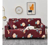 OBASDFD Funda De Sofá Elástica Estampada con Agarre Antideslizante For Proteger Los Muebles(K,3 Seater (190-230cm))