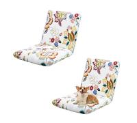 OBASDFD Funda Elástica For Sillas con Borde Elástico, Plegable Silla Gaming, Protector Universal Muebles(6,Set of 2)