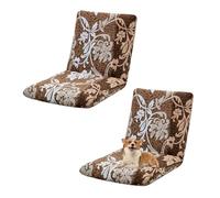 OBASDFD Funda Elástica For Sillas con Borde Elástico, Plegable Silla Gaming, Protector Universal Muebles(10,Set of 2)