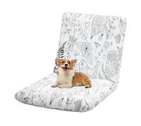 OBASDFD Funda Elástica For Sillas con Borde Elástico, Plegable Silla Gaming, Protector Universal Muebles(7,Set of 1)