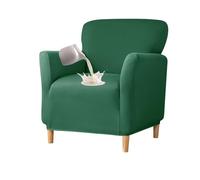 OBASDFD Funda Impermeable For Sillón con Reposabrazos - Elástica For Proteger El Sofá del Salón(Green)