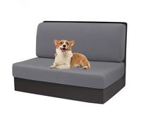 OBASDFD Fundas De Cojín Elásticas E Impermeables For Comedor RV con Borde Elástico Y Protector Antideslizante Asiento Banco(Dark Gray)