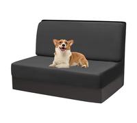 OBASDFD Fundas Elásticas For Cojines De RV, For Mesas Comedor Y Bancos, Protectores Sofá Terciopelo Suave(Black)