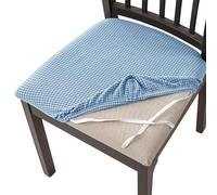 OBASDFD Fundas For Sillas De Comedor Resistentes A Arañazos For Mascotas, Protectores Asiento Antideslizantes Y Lavables(Blue,4 Pieces)