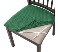 OBASDFD Fundas For Sillas De Comedor Resistentes A Arañazos For Mascotas, Protectores Asiento Antideslizantes Y Lavables(Green 1,6 Pieces)
