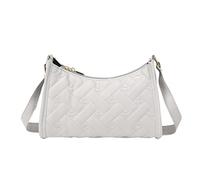 OBASDFD Leather Purses And Handbags For Women Love Embroidered Shoulder Underarm Bag Spring