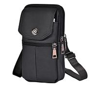 OBASDFD Leather Purses & Handbags For Women, Men's Outdoor Sports Waist Bag & Mobile Phone Shoulder Purse(A)