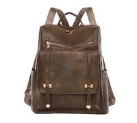 OBASDFD Mini Mochila De Cuero Con Lazo For Mujer, Estilo Punk, PVC, Única Y Novedosa, Diseño Extraterrestre(Khaki)