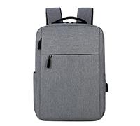 OBASDFD Mochila De Piel Suave Y Nailon For Mujer: Transparente, Práctica, Gran Capacidad, Ligera Con Cremallera(Grey)
