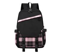 OBASDFD Mochila Ligera De Moda For Mujer: Mochilas Tela For Viajes, Universidad Y Escuela, Minibolsos(Black)