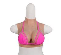 OBASDFD Prótesis Mamarias De Silicona, Realzadores Sujetadores - Medio Cuerpo Realista For Travestis Y Drag Queens(Tan Color,A CUP)
