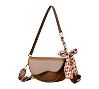 OBASDFD Small Crossbody Handbags For Women Multipurpose Soft Shoulder Lightweight Retro Tote Bag(Brown)