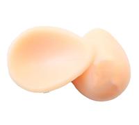 OBASDFD Transforma tu apariencia Forma de seno falso silicona Ideal for travestis Personas transgénero que buscan senos falsos realistas Flesh-500g(600g)