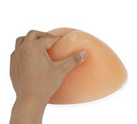 OBASDFD Triangle Silicone Breast Self-adhesive Boobs Prosthetic Women Mastectomy After Cups Enhancers for Transgender Cosplay Artificial Fake Boobs(450g/Piece, Nude)(Nude,100g/Piece)