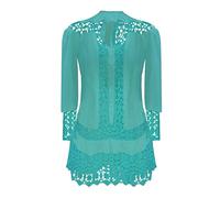 OBASDFD Vestido informal de manga larga para mujer, para primavera, verano, con decoración de espalda, amarillo, XL