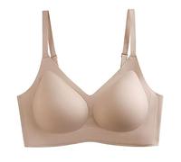 OBASDFD Women Bras Seamless Nursing Maternity Bra Comfortable Smooth Wireless Pregnancy Sleep Bralette, Gray, S(Beige,L)