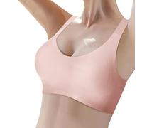 OBASDFD Women Comfortable Bra Large Thin Hanging Side Bust Beautiful Back Shiny No Steel Ring, RD1, XXL(Rd2,3XL)