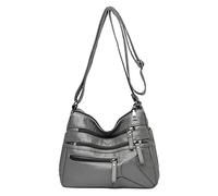 OBASDFD Women's Casual Crossbody Purse With Adjustable Strap Shoulder Bag(Grey)