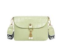 OBASDFD Women's Multi-Pocket Shoulder Bags Waterproof Nylon Crossbody For Woman Trendy Cute Purse For Women(Green)