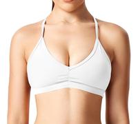 OBASDFD Women's Underwired Bra with Seamless Smooth Comfortable T-Shirt, White, M(Coffee,L)